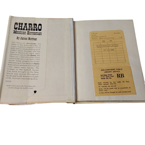 CHARRO Mexican Horseman, by James Norman, 1969, HB - Picture 3 of 7